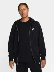 Акція на Толстовка на блискавці чоловіча Nike M Nk Club Ft Fz Hoodie FN3884-010 S Чорна від Rozetka