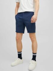 Акція на Шорти короткі чоловічі Jack & Jones XAZ266616ANHG 50 Сині із чорним від Rozetka