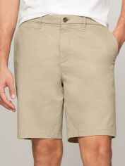 Акція на Шорти бавовняні короткі чоловічі Tommy Hilfiger 439308403 35 Бежеві від Rozetka