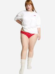 Акція на Піжама (світшот + трусики) жіночий Victoria's Secret 896531621 XL Білий/Червоний від Rozetka