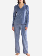Акція на Піжама (кофта + штани) жіноча Calvin Klein 432543081 M Синя від Rozetka