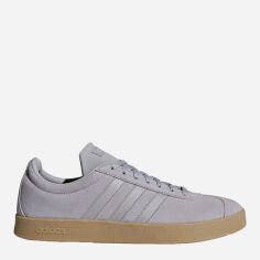Акція на Чоловічі кеди низькі Adidas VL Court 2.0 suede B43677 42 (8UK) 26.5 см Сірі від Rozetka