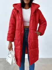 Акція на Куртка демісезонна жіноча SHEIN GD-00203489 S Червона від Rozetka