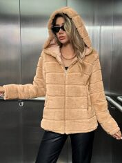Акція на Куртка демісезонна жіноча SHEIN GD-00201218 L Коричнева від Rozetka
