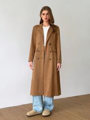 Акція на Куртка демісезонна жіноча SHEIN GD-00193166 S Коричнева від Rozetka