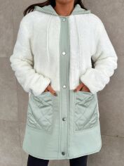 Акція на Куртка демісезонна жіноча SHEIN GD-00205230 L М'ятна від Rozetka