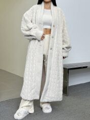 Акція на Куртка демісезонна жіноча SHEIN GD-00205289 M Кремова від Rozetka