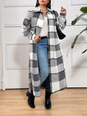 Акція на Куртка демісезонна жіноча SHEIN GD-00219966 0XL Сіра від Rozetka