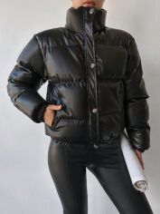 Акція на Куртка демісезонна жіноча SHEIN GD-00209461 S Чорна від Rozetka