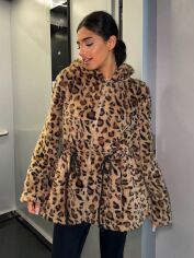 Акція на Куртка демісезонна жіноча SHEIN GD-00201495 S Коричнева від Rozetka