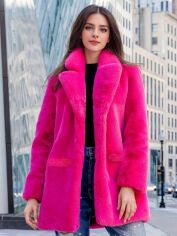 Акція на Куртка демісезонна жіноча SHEIN GD-00207898 S Фуксія від Rozetka