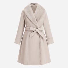 Акція на Куртка демісезонна жіноча SHEIN GD-00201858 0XL Бежева від Rozetka