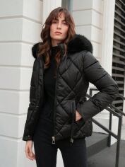 Акція на Пальто жіноче SHEIN GD-00207731 M Чорне від Rozetka