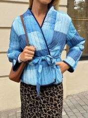 Акція на Куртка демісезонна жіноча SHEIN GD-00213094 S Синя від Rozetka