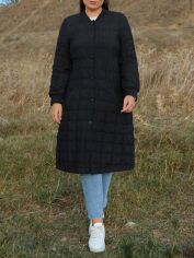 Акція на Пальто жіноче SHEIN GD-00202375 1XL Чорне від Rozetka