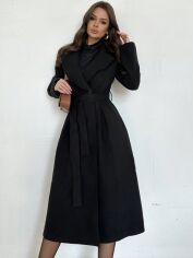 Акція на Пальто жіноче SHEIN GD-00202770 L Чорне від Rozetka