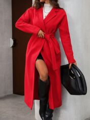 Акція на Пальто жіноче SHEIN GD-00208377 L Червоне від Rozetka