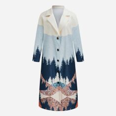 Акція на Пальто жіноче SHEIN GD-00204435 4XL Різнокольорове від Rozetka
