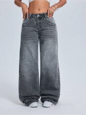 Акція на Джинси жіночі SHEIN GD-00219797 27 Сірі від Rozetka