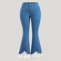Акція на Джинси жіночі SHEIN GD-00212651 0XL Сині від Rozetka