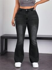 Акція на Джинси жіночі SHEIN GD-00212538 0XL Чорні від Rozetka