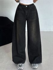 Акція на Джинси жіночі SHEIN GD-00218759 M Чорні від Rozetka