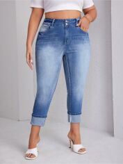 Акція на Джинси жіночі SHEIN GD-00211202 0XL Сині від Rozetka