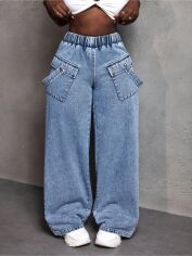Акція на Джинси жіночі SHEIN GD-00220251 W32 L32 Сині від Rozetka