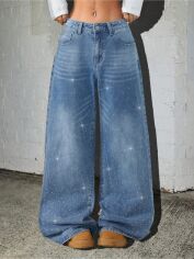 Акція на Джинси жіночі SHEIN GD-00221989 29 Блакитні від Rozetka