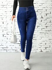 Акція на Джинси жіночі SHEIN GD-00210769 32 Темно-сині від Rozetka