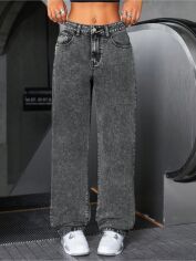 Акція на Джинси жіночі SHEIN GD-00211435 L-Tall Темно-сірі від Rozetka