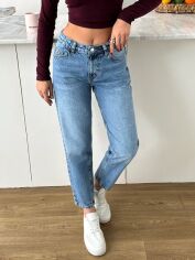 Акція на Джинси Slim Fit жіночі SHEIN GD-00195730 38 Сині від Rozetka