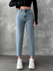 Акція на Джинси Mom's жіночі SHEIN GD-00162072 26 Блакитні від Rozetka