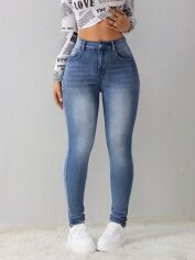 Акція на Джинси Skinny жіночі SHEIN GD-00192837 M-Tall Блакитні від Rozetka