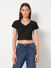Акція на Топ жіночий H&M 1162943p14 XS Чорний від Rozetka