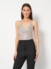 Акція на Топ жіночий H&M 1190323p14 XS-S Сірий від Rozetka