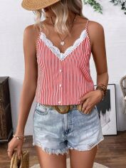 Акція на Топ жіночий SHEIN GD-00208986 M Червоний від Rozetka