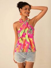 Акція на Топ жіночий SHEIN GD-00227084 M Фуксія від Rozetka