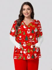 Акція на Топ жіночий SHEIN GD-00201318 1XL Червоний від Rozetka