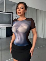 Акція на Топ жіночий SHEIN GD-00223703 L Різнокольоровий від Rozetka