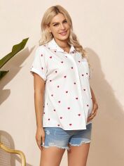 Акція на Топ для вагітних і годуючих SHEIN GD-00216403 2XL Білий від Rozetka