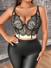 Акція на Топ жіночий SHEIN GD-00193337 2XL Світло-коричневий від Rozetka