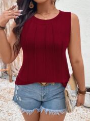 Акція на Топ жіночий SHEIN GD-00225723 1XL Червоний від Rozetka