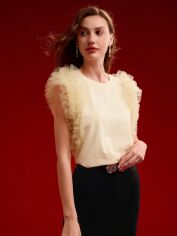 Акція на Топ жіночий SHEIN GD-00196128 L Жовтий від Rozetka