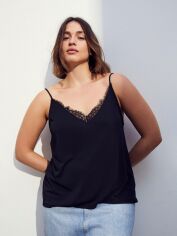 Акція на Топ жіночий H&M XAZ443661ZLND S Чорний від Rozetka