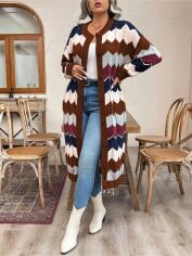 Акція на Кардиган жіночий SHEIN GD-00197199 1XL Різнокольоровий від Rozetka