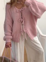 Акція на Кардиган жіночий SHEIN GD-00196422 2XL Світло-рожевий від Rozetka