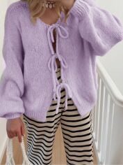 Акція на Кардиган жіночий SHEIN GD-00196813 L Фіолетовий від Rozetka