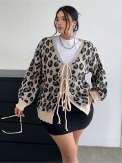 Акція на Кардиган жіночий SHEIN GD-00206772 1XL Різнокольоровий від Rozetka