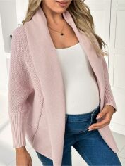 Акція на Кардиган для вагітних SHEIN GD-00209311 S Світло-рожевий від Rozetka